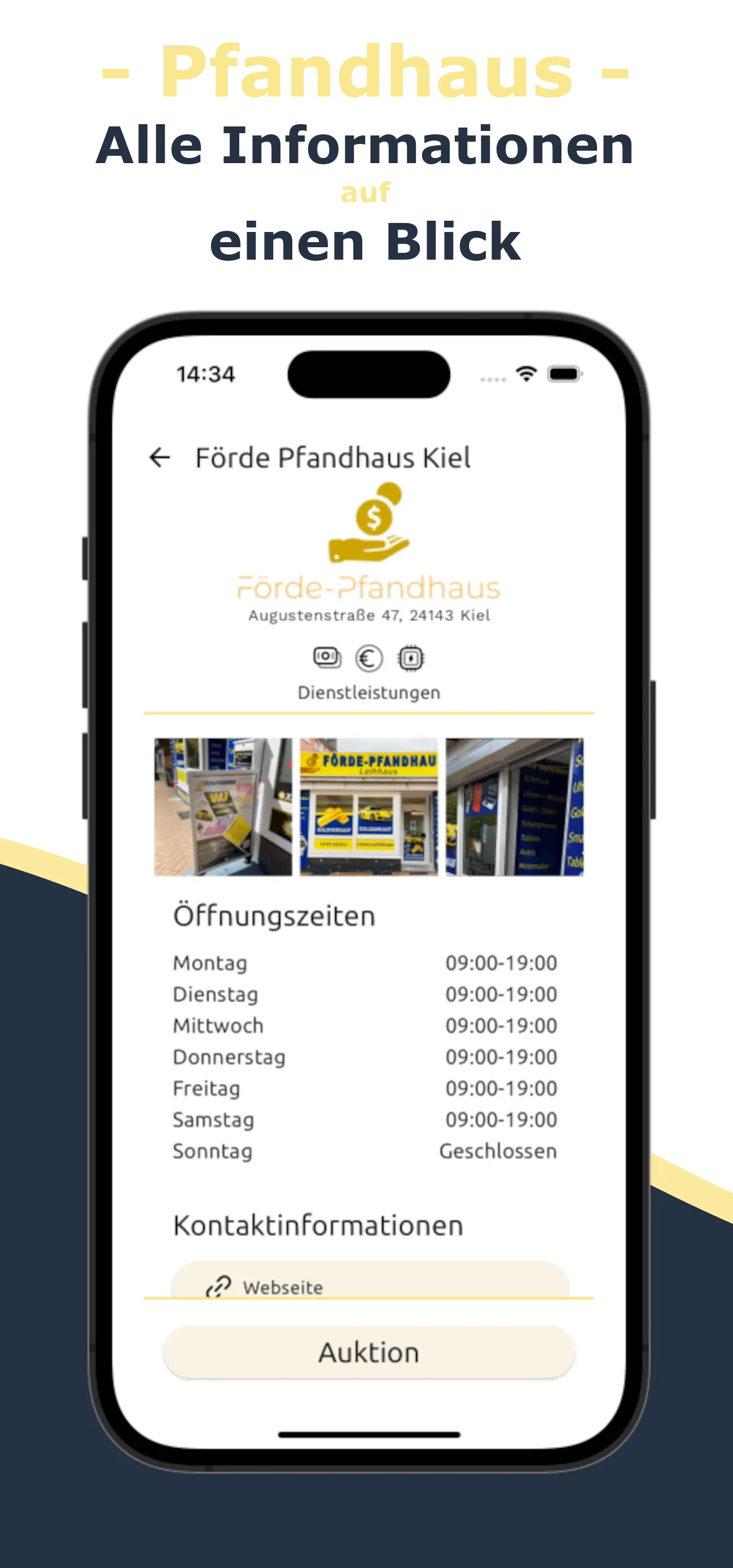 Simplify Data Entwicklung - Mein Pfandhaus