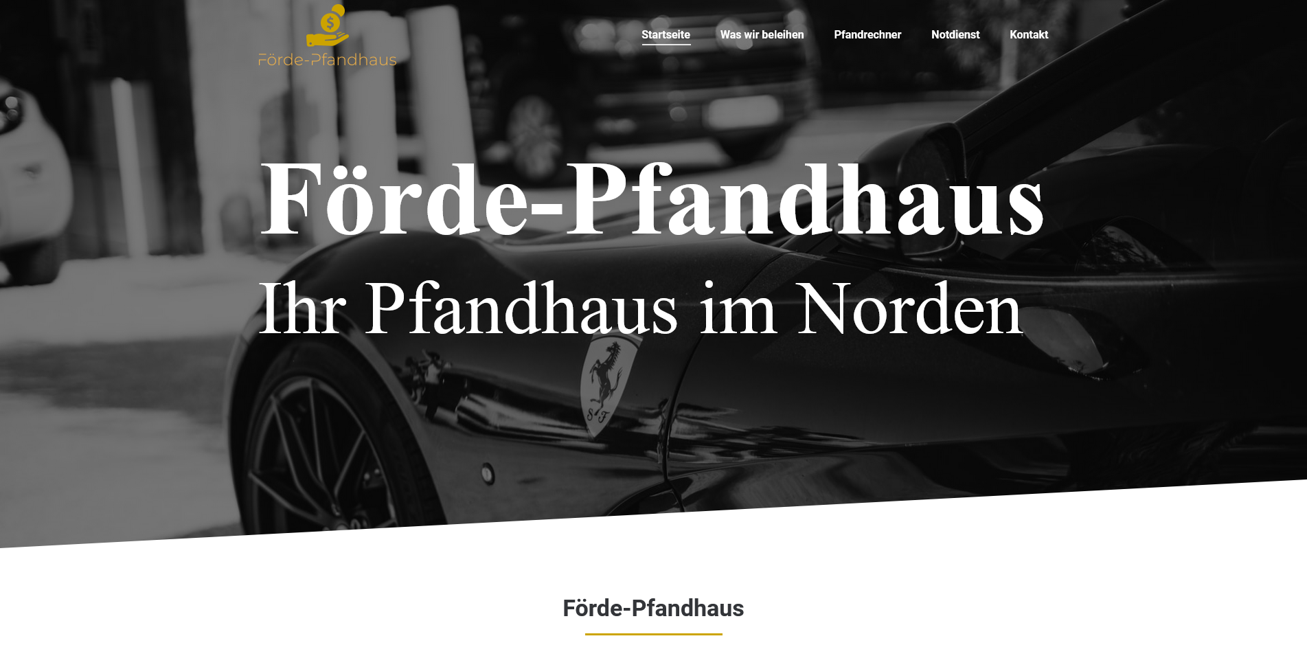 Simplify Data Entwicklung - Förde-Pfandhaus.de